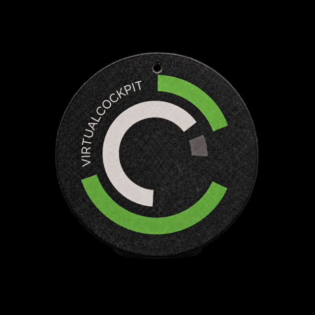 Virtual Cockpit car air freshener