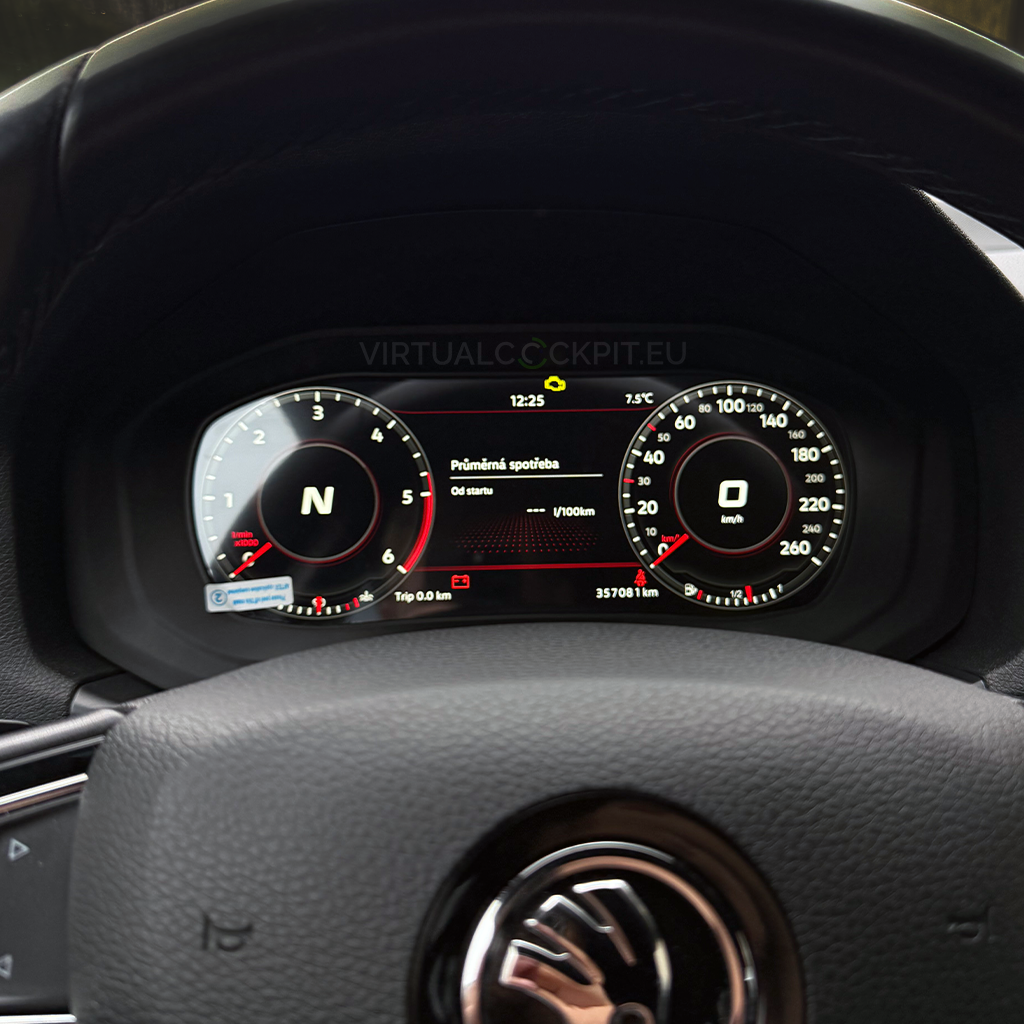 Virtual Cockpit montato nel veicolo