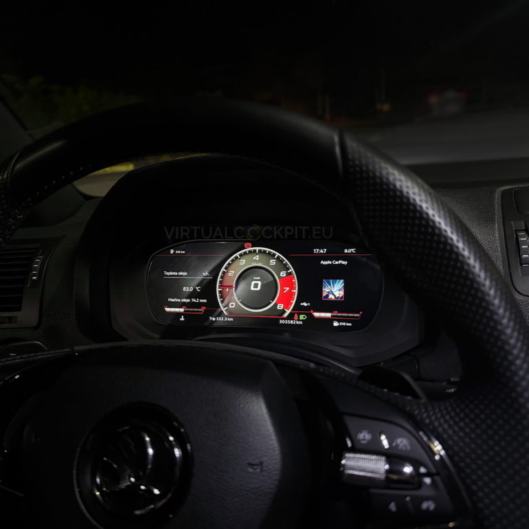 Virtual Cockpit Škoda Octavia 2