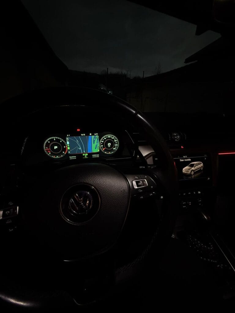 Volkswagen Passat B8 Virtual Cockpit, styl wyświetlania 1