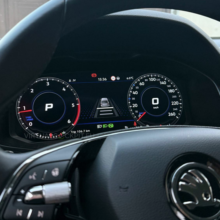 Virtual Cockpit Škoda Kodiaq 1