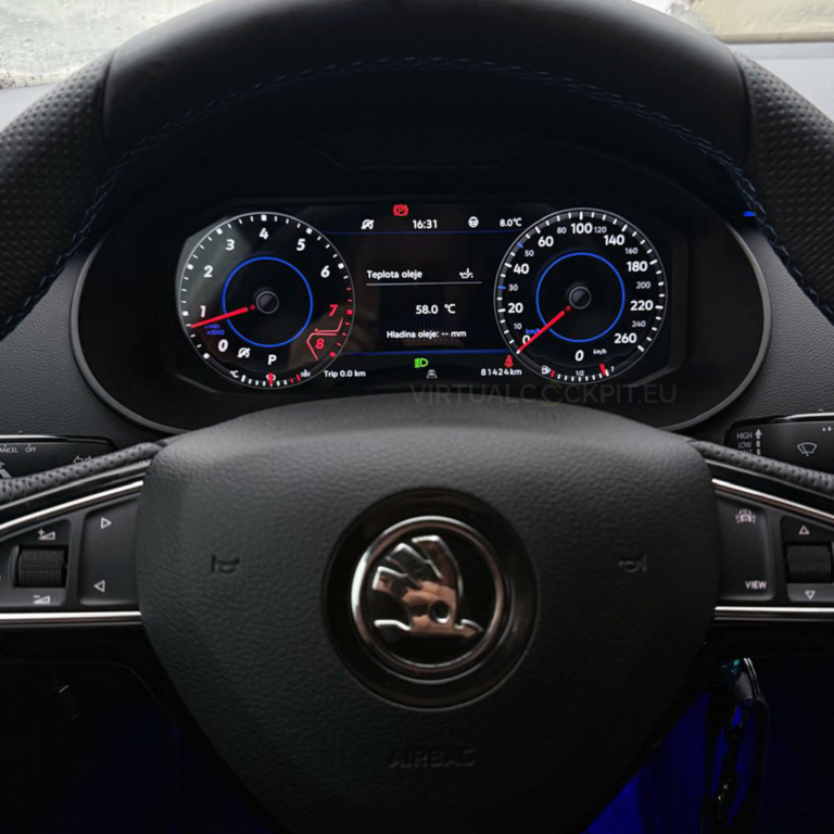Virtual Cockpit Škoda Octavia 3