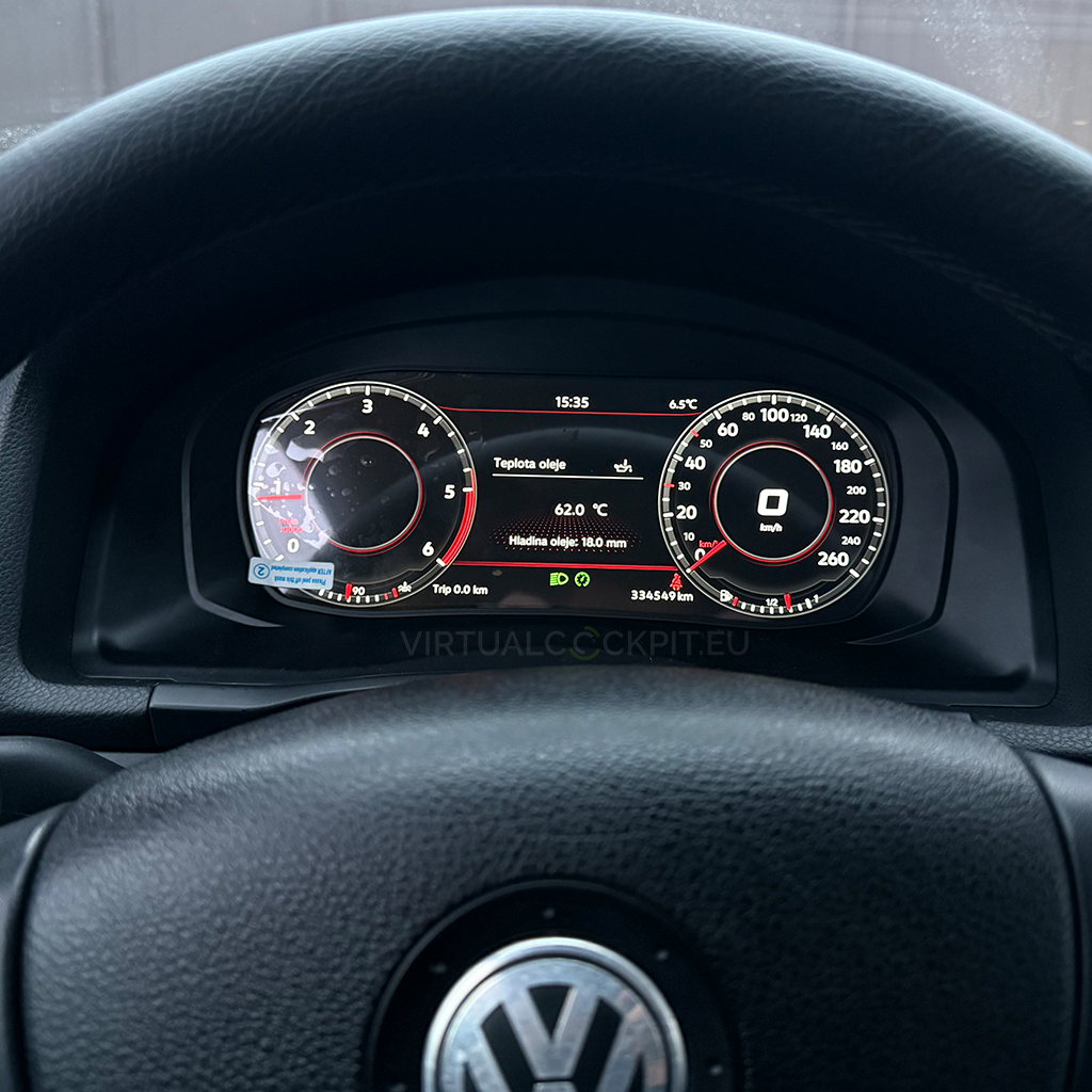 Navigare și Android Auto în Virtual Cockpite