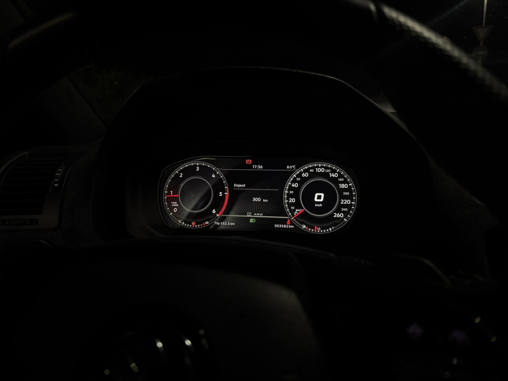 Virtual Cockpit Škoda Superb 3 – Obrázok 5