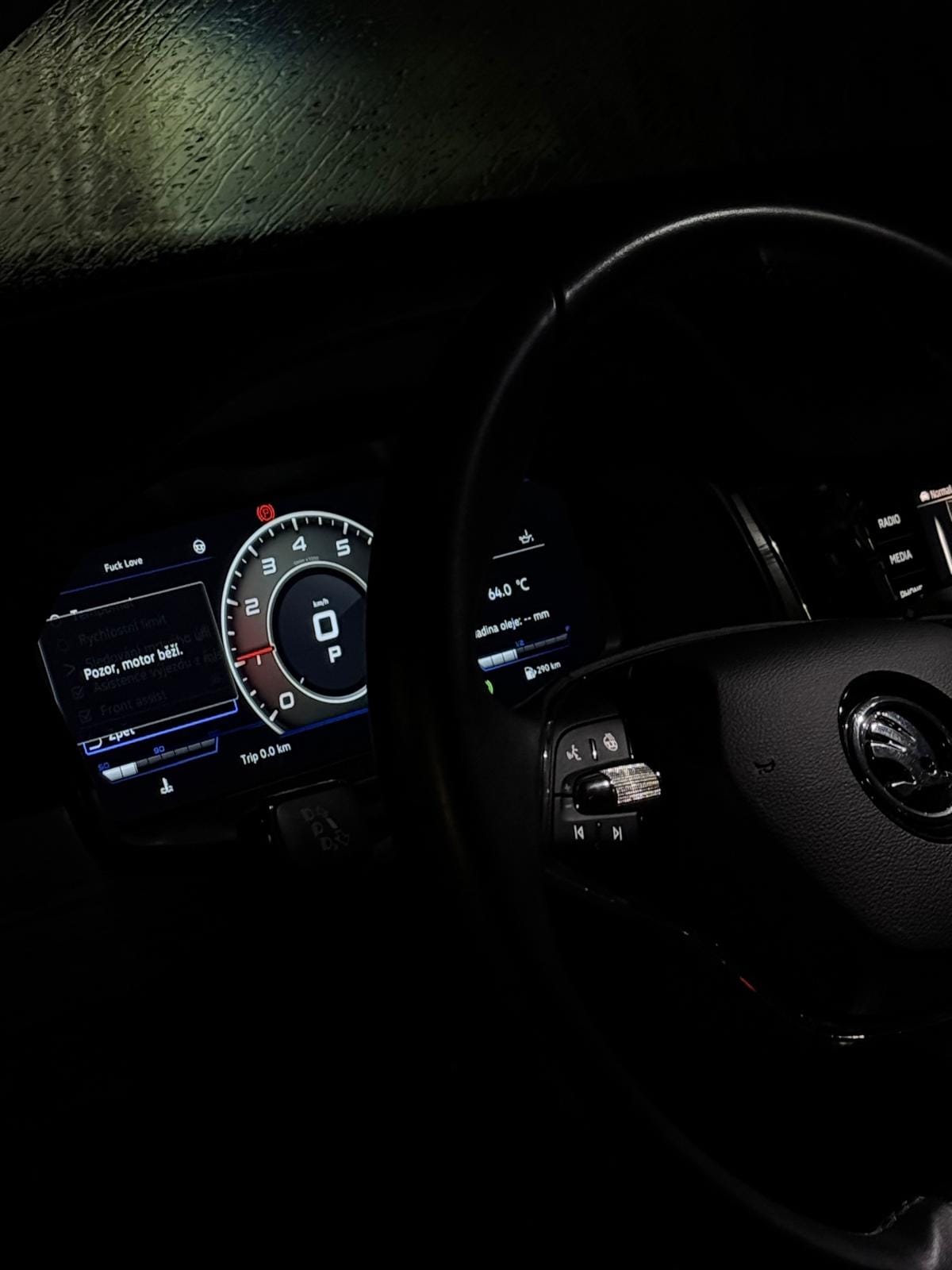 Virtual Cockpit Škoda Kodiaq 1