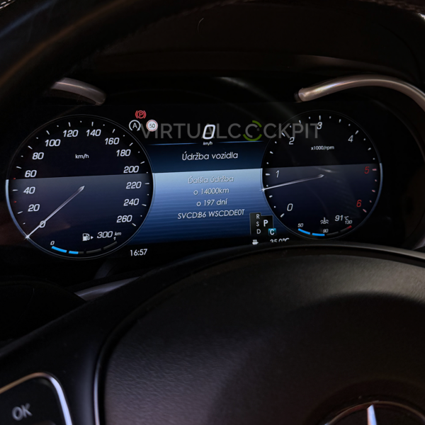Virtual Cockpit Mercedes-Benz GLS W166 (2015-2019)