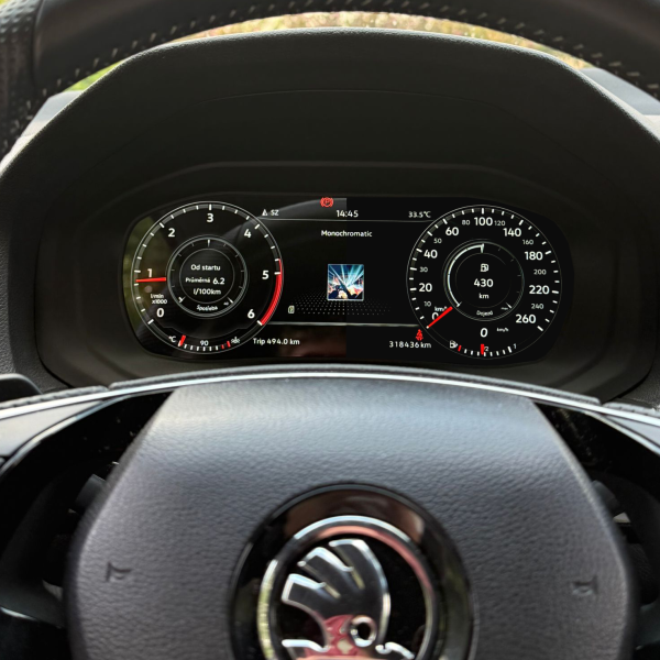 Matte protective film for Virtual Cockpit